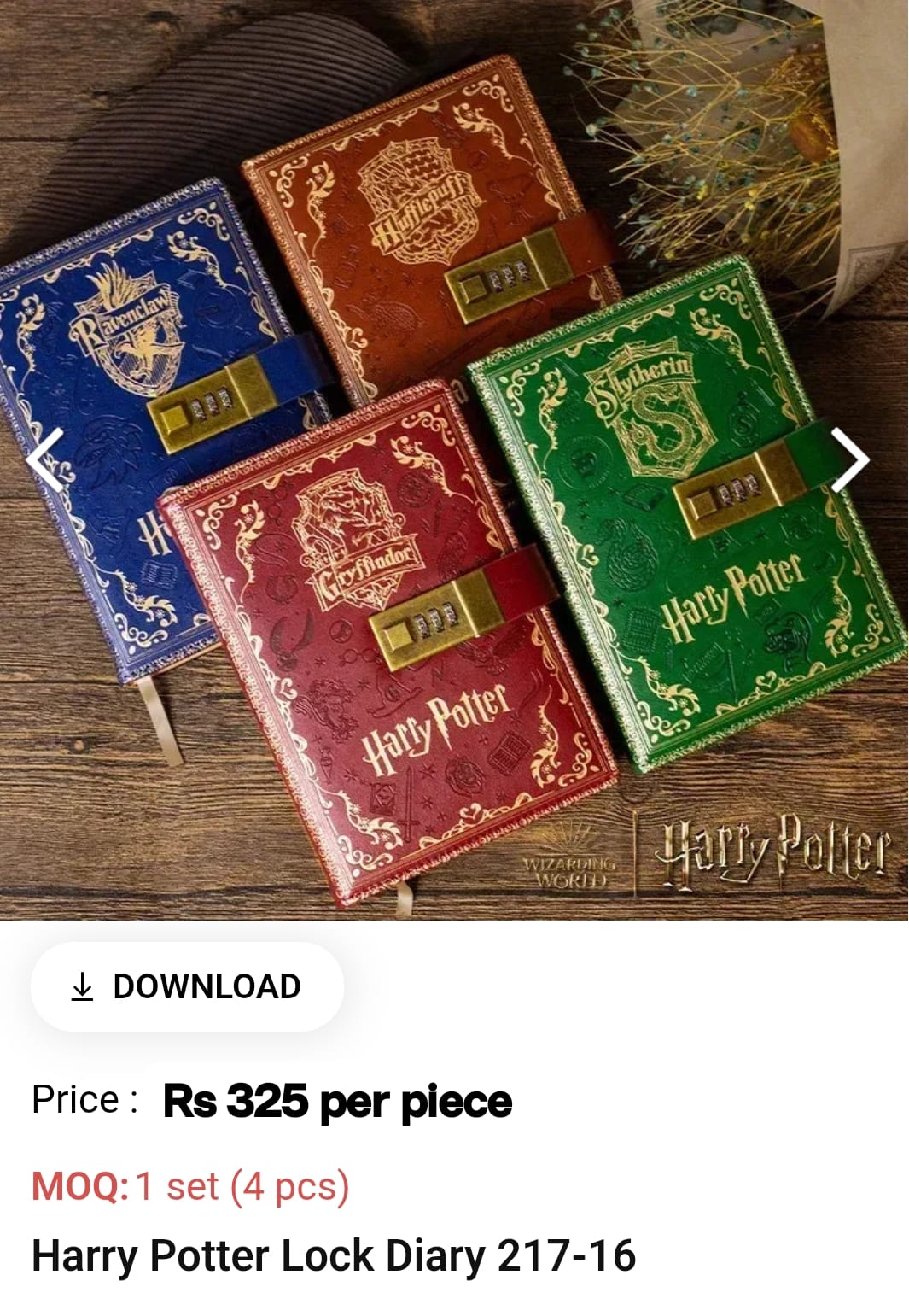 Harry Potter Lock Diary